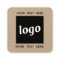 Simple Logo and Text QR Code Kraft