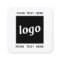 Simple Logo and Text QR Code