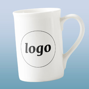 Simple Logo Branding Business Promotional Bone China Mug