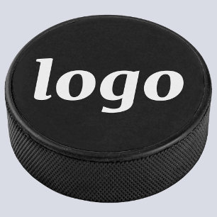 Simple Logo Branding Business Promotional Hockey Puck
