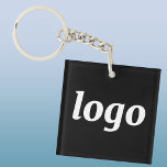 Simple Logo Branding Promotional Business Key Ring<br><div class="desc">Showcase your brand with this sleek, minimalist logo design for professional visibility. Featuring a clean layout that highlights your logo, it’s ideal for offices, corporate events, trade shows, conferences, and everyday brand presence. A simple, polished way to keep your branding front and center. Minimalist and professional. Great for employee branding,...</div>