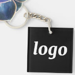 Simple Logo Branding Promotional Business Key Ring<br><div class="desc">Showcase your brand with this sleek, minimalist logo design for professional visibility. Featuring a clean layout that highlights your logo, it’s ideal for offices, corporate events, trade shows, conferences, and everyday brand presence. A simple, polished way to keep your branding front and center. Minimalist and professional. Great for employee branding,...</div>