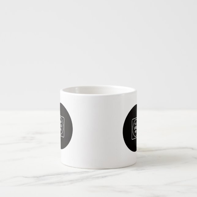Simple Logo Business Branding Espresso Mug (Front)