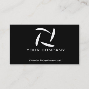 Simple logo business card template