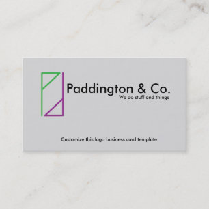 Simple Logo Business Card Template