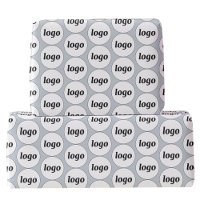 Simple Logo Business Pattern Powder Blue