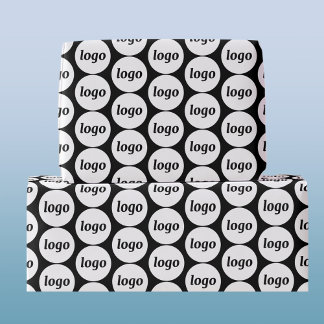 Simple Logo Business Pattern Wrapping Paper