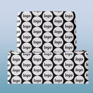 Simple Logo Business Pattern Wrapping Paper