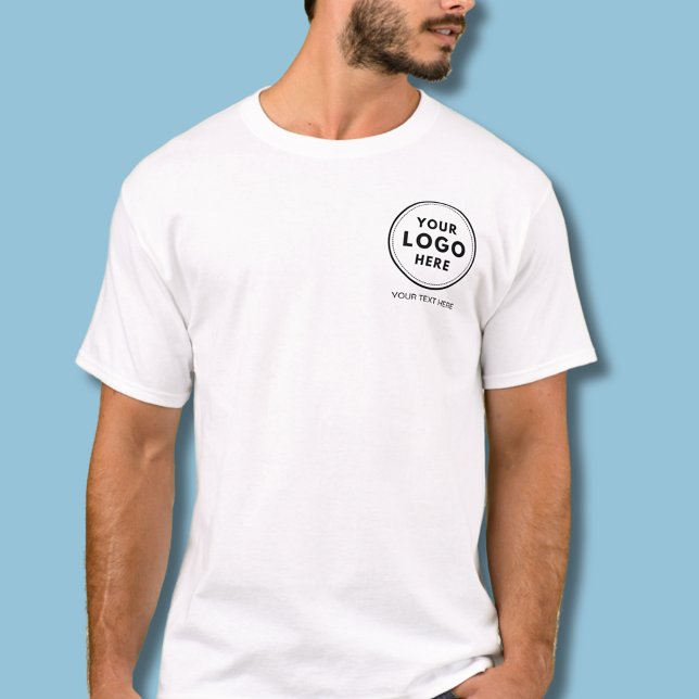 Simple Logo Business professional T-Shirt (Simple Logo and Text Business T-Shirt)