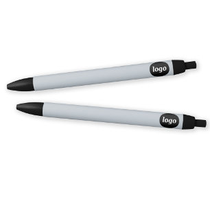 Simple Logo Business Promotional Blue Black Ink Pen