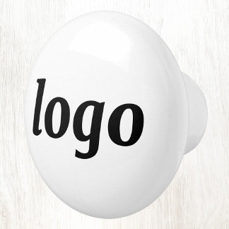 Simple Logo Business Promotional Branding Ceramic Knob
