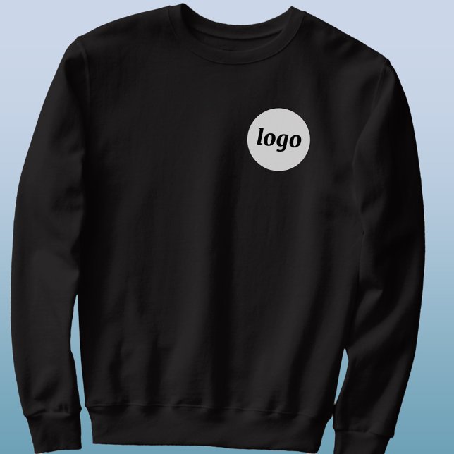 Simple Logo Business Promotional Crest Sweatshirt (Logo crest business promotional or uniform sweatshirt)