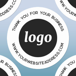 Simple Logo Business Thank You Labels