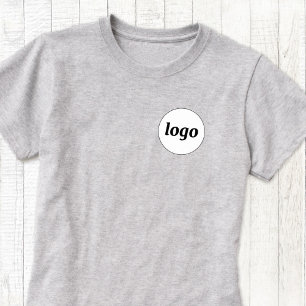 Simple Logo Crest Promotional Business T-Shirt