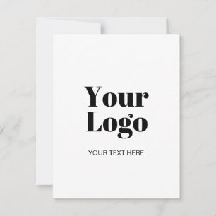 Simple Logo or Image Upload Template & Custom Text