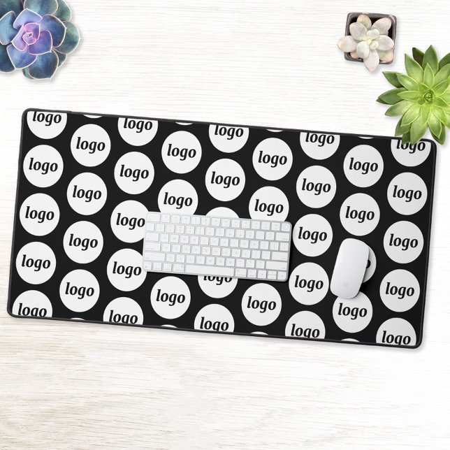 Simple Logo Pattern Business Branding Promotional Desk Mat (Simple logo pattern business branding promotional desk mat)