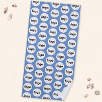 Simple Logo Pattern Business Promotional Blue