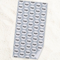 Simple Logo Pattern Business Promotional Blue