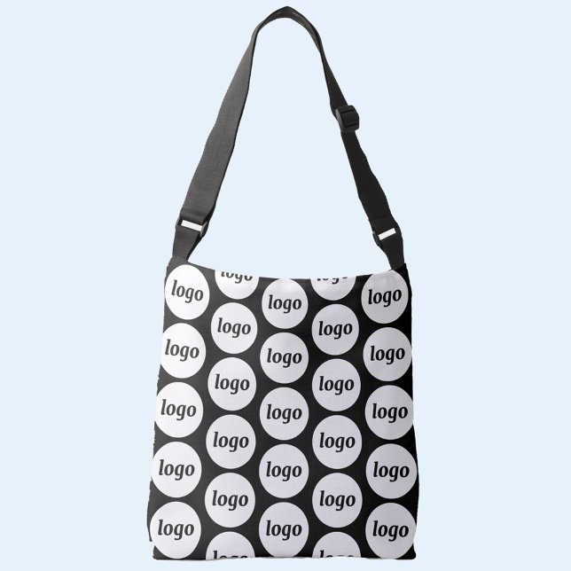 Simple Logo Pattern Business Promotional Crossbody Bag (Simple logo pattern business branding promotional cross body bag)
