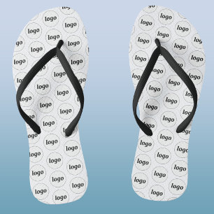 Simple Logo Pattern Business Promotional Jandals