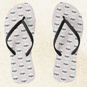 Simple Logo Pattern Business Promotional Jandals
