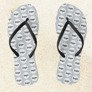 Simple Logo Pattern Business Promotional Jandals