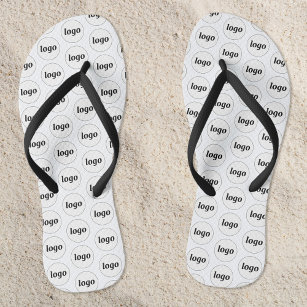 Simple Logo Pattern Business Promotional Jandals
