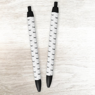 Simple Logo Pattern Promotional Business Black Ink Pen