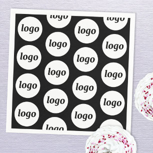 Simple Logo Pattern Promotional Business Napkin