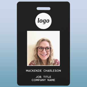 Simple Logo Photo ID Nametag ID Badge