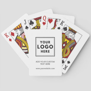 Simple Logo Professional Business Playing Cards