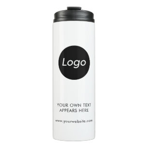 Simple Logo Professional Company Thermal Tumbler
