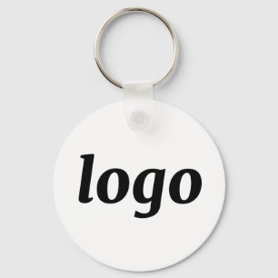 Simple Logo QR Code Business Branding Promotional Key Ring