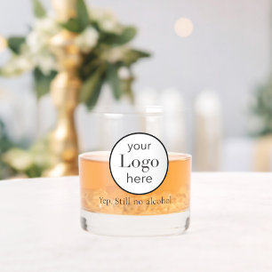 Simple Logo Sober Bar Whiskey Glass