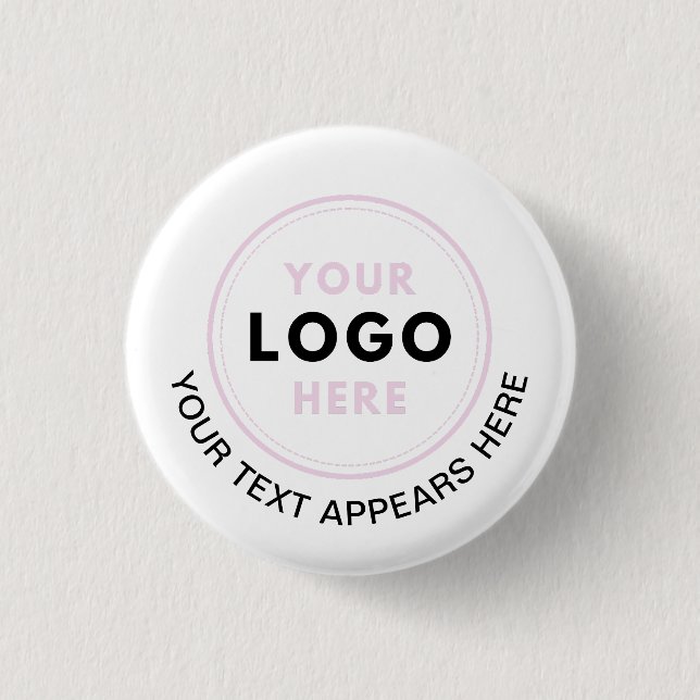 Simple Logo Text 3 Cm Round Badge (Front)