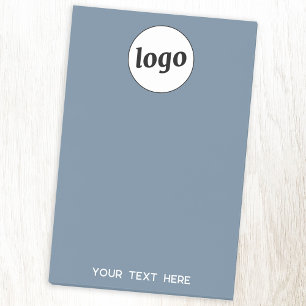 Simple Logo Text Business Promotional Dusty Blue Post-it Notes