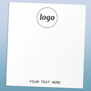 Simple Logo Text Business Promotional Notepad
