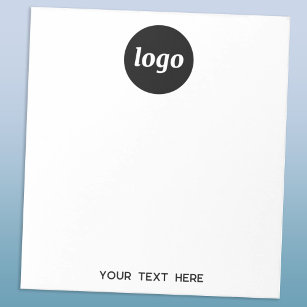 Simple Logo Text Business Promotional Notepad