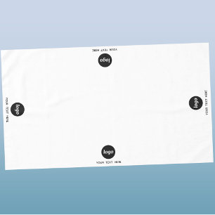 Simple Logo Text Business Promotional Trade Show Tablecloth