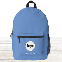 Simple Logo Text Promotional Business Blue