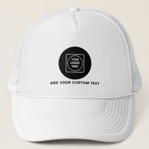 Simple Logo Text Promotional Business Trucker Hat