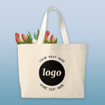 Simple Logo With Text Business<br><div class="desc">Add your own logo and choice of text to this design.  Remove the top or lower text if you prefer.  Minimalist and professional.  Great for employee branding,  or as a promotional product for your clients and customers.</div>