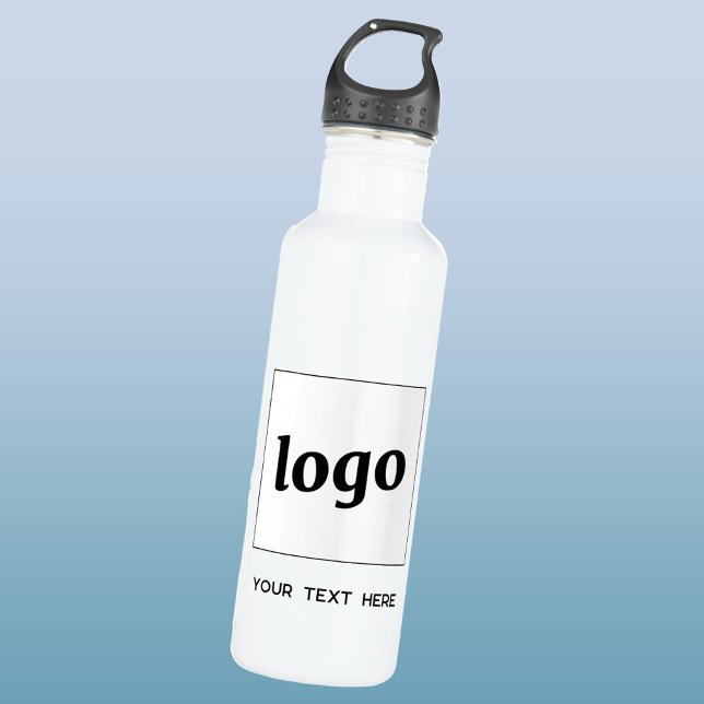 Simple Logo With Text Business 710 Ml Water Bottle (Logo and custom text business promotional water bottle)