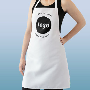 Simple Logo With Text Business Apron