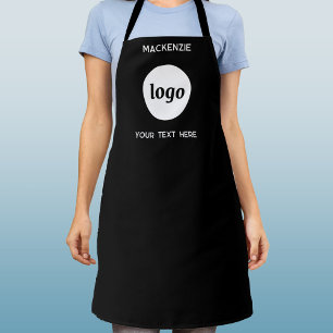 Simple Logo With Text Business Apron