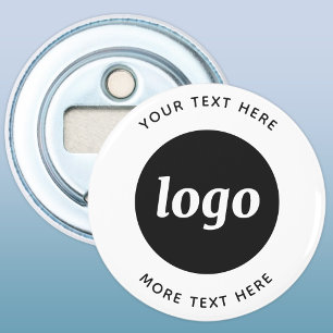 Simple Logo With Text Business Bottle Opener