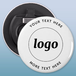 Simple Logo With Text Business Bottle Opener