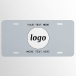 Simple Logo With Text Business Light Blue<br><div class="desc">Add your own logo and choice of text to this design,  and change the background colour in the Design Tool.  Remove the top or lower text if you prefer.  Minimalist and professional.</div>