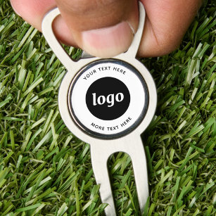 Simple Logo With Text Business Promotional Divot Tool