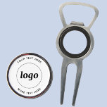 Simple Logo With Text Business Promotional Divot Tool<br><div class="desc">Add your own logo and choice of text to this design.  Remove the top or lower text if you prefer.  Minimalist and professional.  Great as a promotional product for your clients and customers.</div>